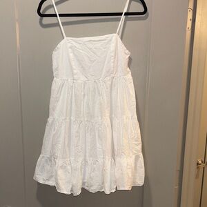White Sleeveless Dress